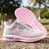 Breakj Women's Shoes 2025 Spring New Hollow Single Network Air-To-Air Air Cushion Damping Light Leisure Sports