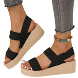 Breakj New Wearing Roman Imitation Rope Sandals Slope And Beach Dew Lady Cool Slippers Temu