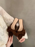 Breakj Fairy Wind Cool Slippers Women's Shoes Wear 2025 New Summer Bow Temperament