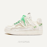 Breakj Shoes Destroy The Aesthetic Series Thick Soles Of High-Span Shoes Men's Shoes Men's Shoes Men's And Women's Couple Shoes Small White