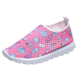 Breakj New Breathable Nurse Shoes Doctor Shoes Net Running Shoes Casual Breathable Sports Women's Shoes Flat