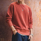 Vintage Badge Sweatshirt Lover Solid Retro Autumn Cotton Sweatershirt Men's Sweatshirts Clothing Coat Homm