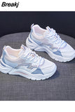 Women Sport Shoes 2023 Fashion Platform Wedge Sneakers Women Non Slip Running Shoes Woman Increase Casual Shoes Zapatillas