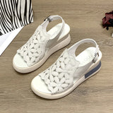 New Korean Version Of Sports Sandals Women Wear Summer One-Line Buckle Belt Women's Shoes Casual Platform Soft Platform Sandals