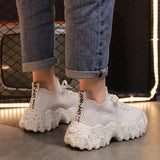 Breakj Shoes Women Spring / Summer 2023 New Small White Shoes Platform Platform Student Running Sports Casual Shoes Women's