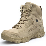Breakj And Winter High-Top Climbing Boots Outdoor Tactical Boots Desert Boots Snow Boots Camping Large Training Shoes