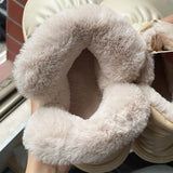 Thick Plush Keep Warm Winter Boots for Women 2023 Non-Slip Waterproof Snow Boots Woman Thick Bottom Warm Cotton Padded