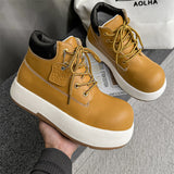 Breakj Men's Stylish Outdoor Platform Work Boots