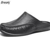 Men's Slippers EVA Slip on Flats Shoes Walking Shoes Men Half Slipper Comfortable Soft Household